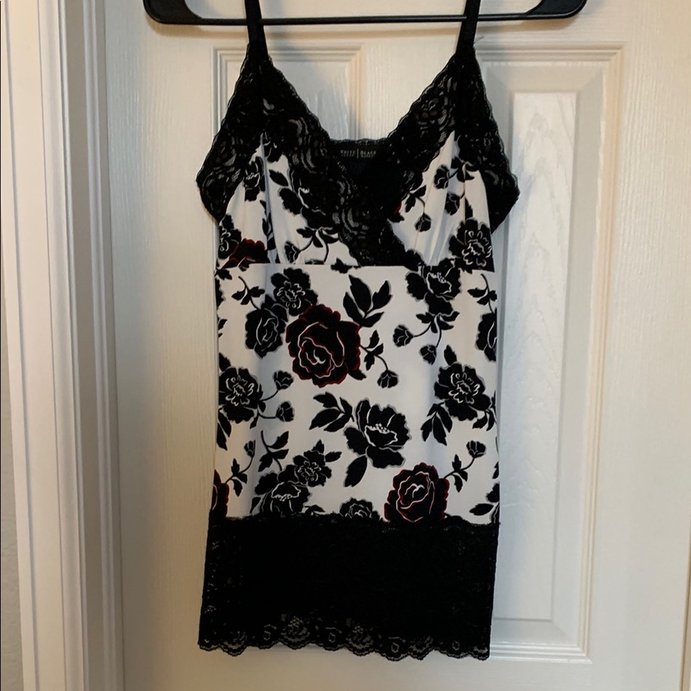 White House Black Market Floral Lace Camisole